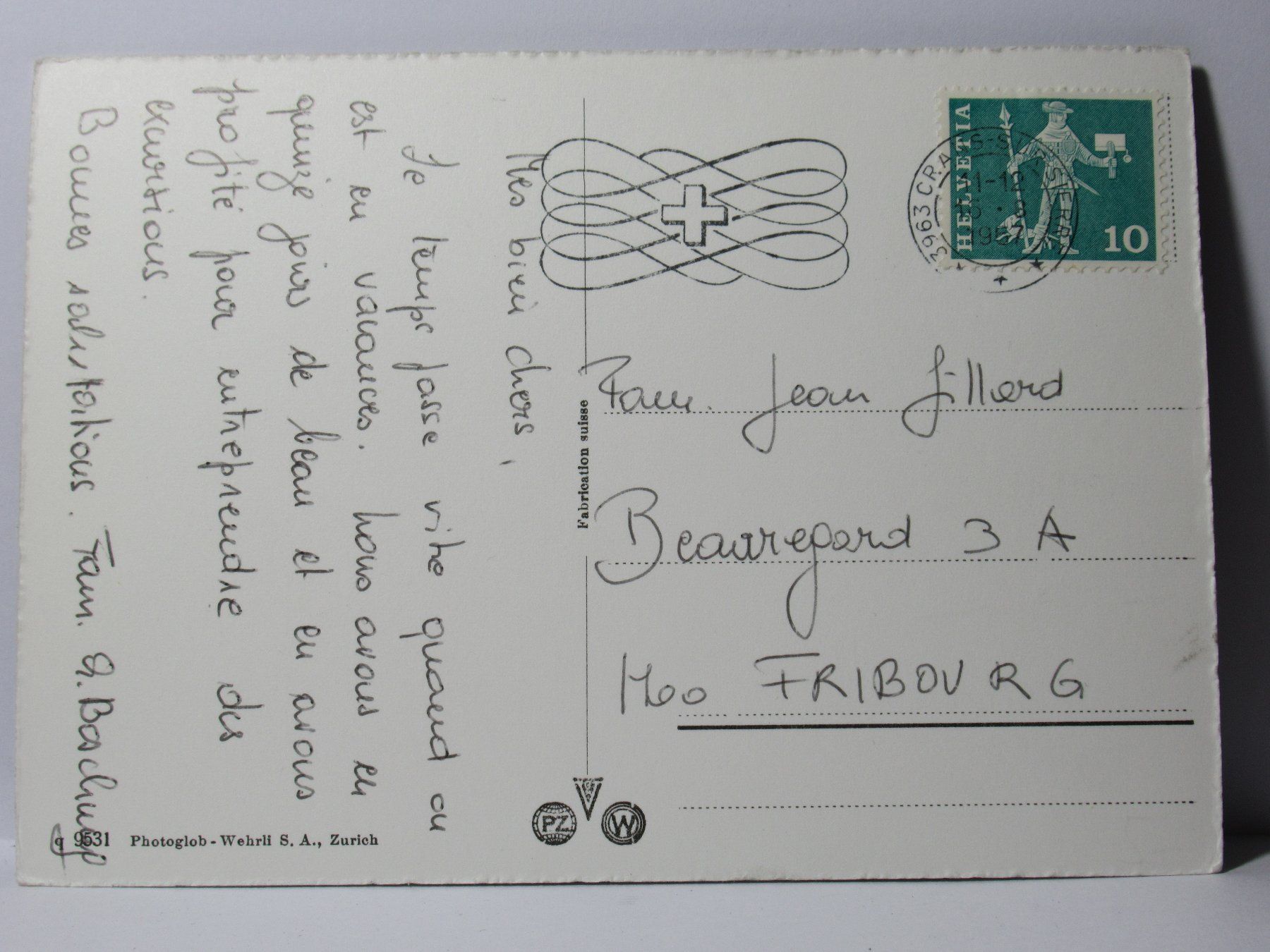 Cartoline postali: Crans  s / Sierre , Hotel  1967 – Usato da Grenchen venduto da Bluemchen1900 1