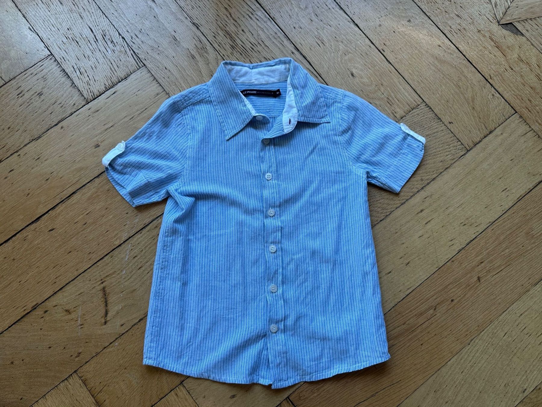 Hemden, T-Shirts & Polos: Kinder Hemd, Le Phare de la Baleine, Gr. 128 – Gebraucht aus Zuerich von Tozde