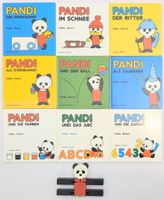 9x Pandi Bücher & 1x Seltene Figur - Oda Taro - Mondo Verlag