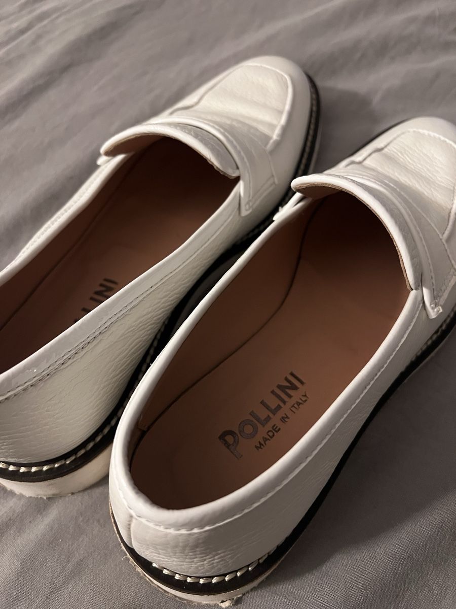 Scarpe da donna: ALLES MUSS RAUS! Damen Loafers Pollini, Gr.39, weiss – Usato da Oberwil BL venduto da AnnaFriedrich 5
