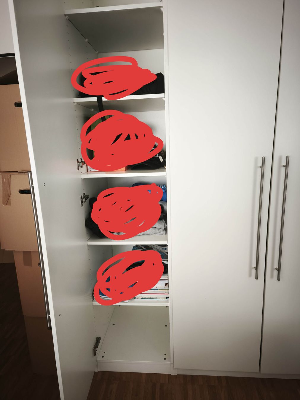 Ikea Armadi: Ikea Pax Kleiderschrank weiss – Usato da Männedorf venduto da Laura000 1