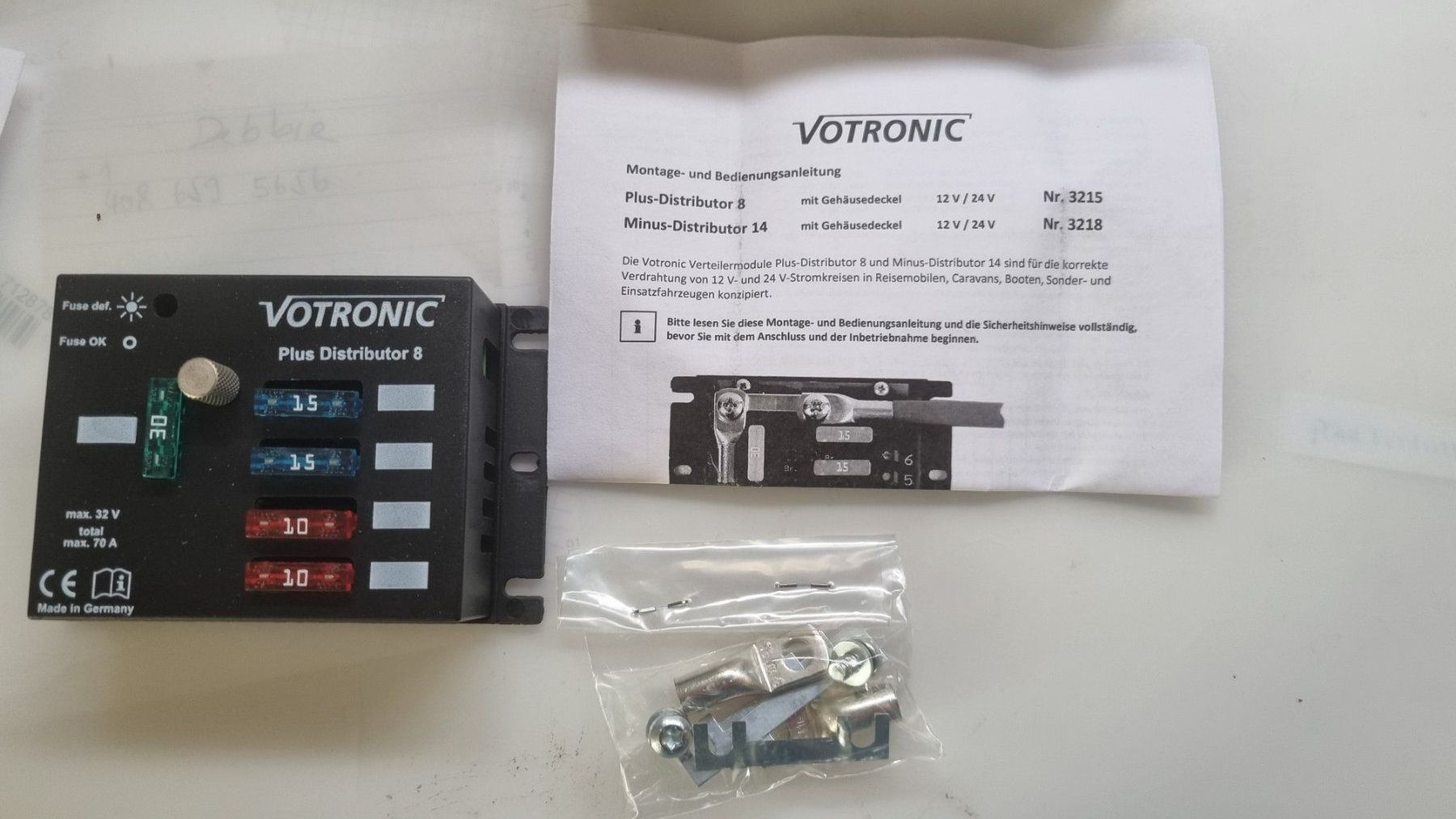 Alimentation électrique: Plus Distributor 8 Votronic – D'occasion à Fürigen par Bucheli59