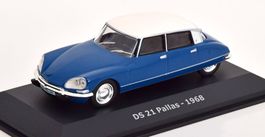 Citroën DS 21 Pallas 1968-1972 blau / weiss     1:43