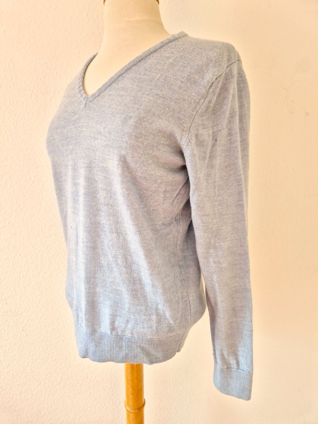 Walbusch Pullover & Sweatshirts: WALBUSCH PULLOVER PULLI 36 S HELLBLAU SCHURWOLLE BUTTERWEICH – Gebraucht aus Elsau von the-colorful-side 3