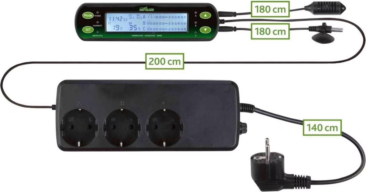 Trixie Sistema di controllo: Trixie Thermostat/Hygrostat – Nuovo e nell'imballaggio originale da Hinwil venduto da Ken72 1
