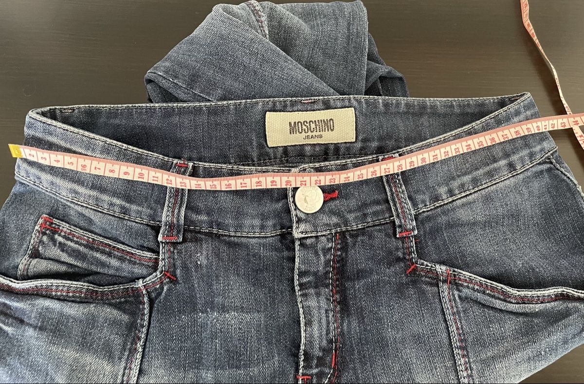 Moschino Jeans: Moschino Jeans, Blue Denim, Red Stitching, Gr 28 – Nuovo (secondo la descrizione) da Oberwil BL venduto da Stellochkas 4