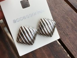 Ohrringe Ohrstecker silber geometrische Form