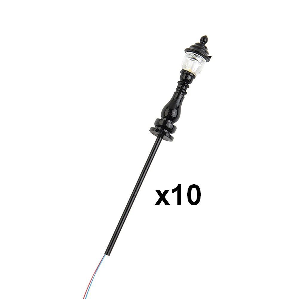 Modellini di ferrovie: LED-Laterne "Aarepark"  Spur H0, 10 Stk. – Nuovo (secondo la descrizione) da Luzern venduto da Salefactory 1