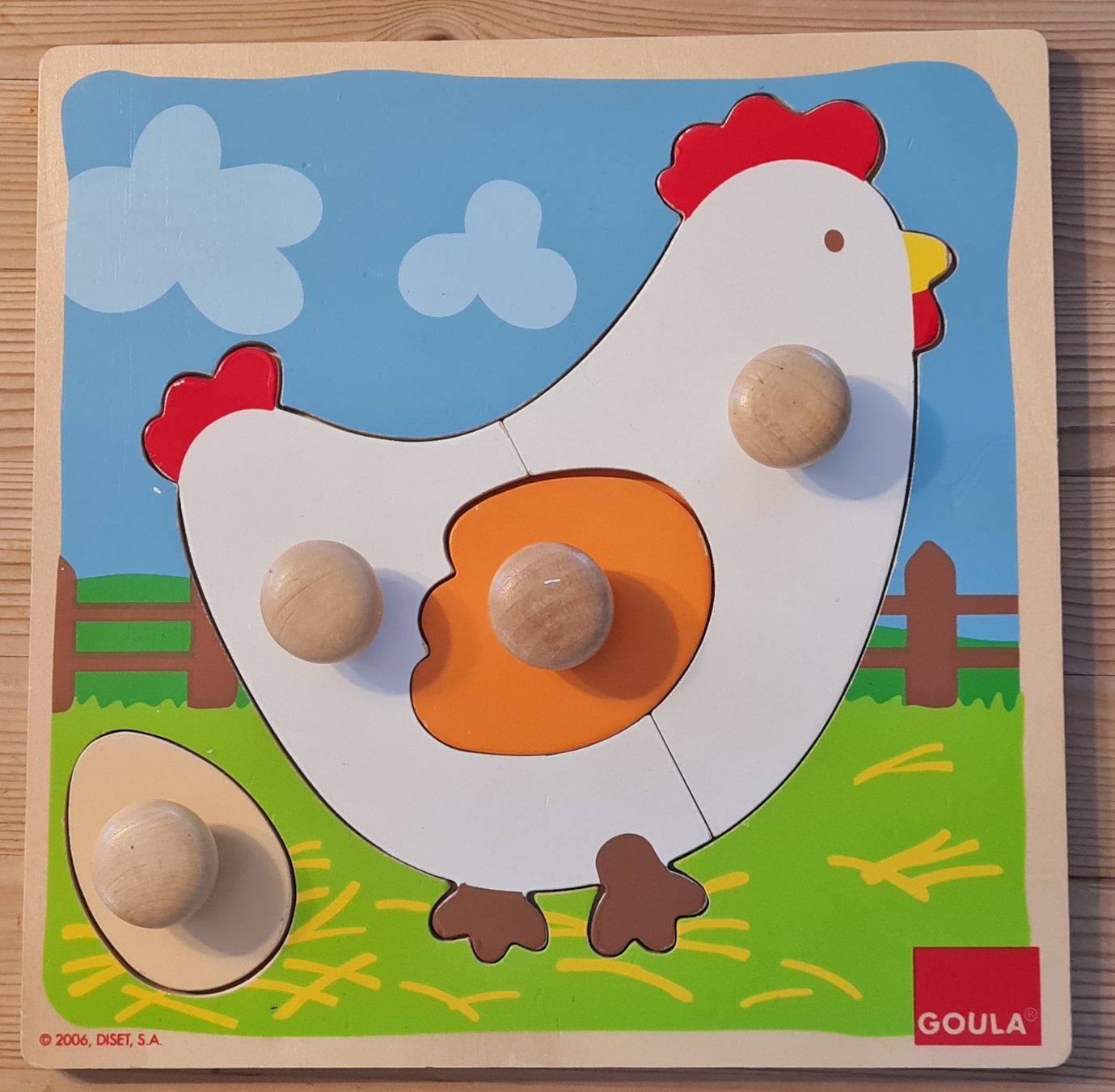 Puzzle: Puzzle Holz Huhn – Usato da Beinwil Freiamt venduto da tafa8