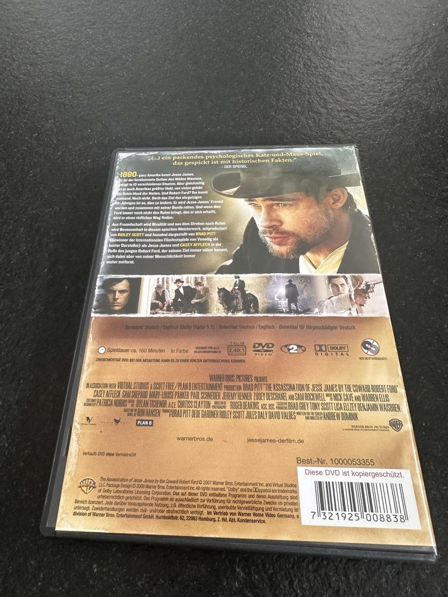 Tutti i DVDs: DVD Die Ermordung Jesse James – Usato da Flüelen venduto da sas_pl7j 1