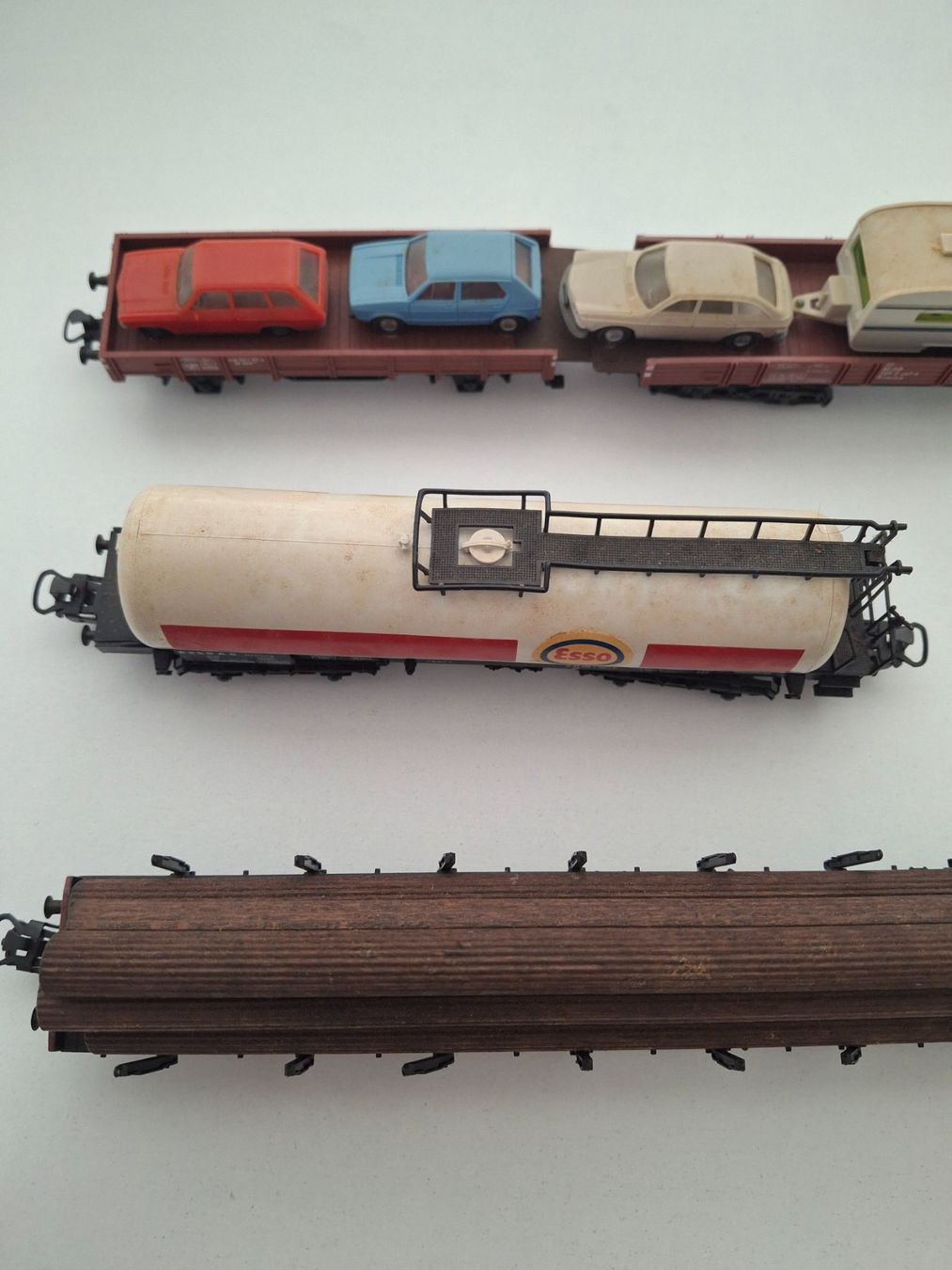 Märklin Modelleisenbahnen: Set mit 3 grossen Märklin H0 Containerwagen – Gebraucht aus Dietikon von Hwengi 1