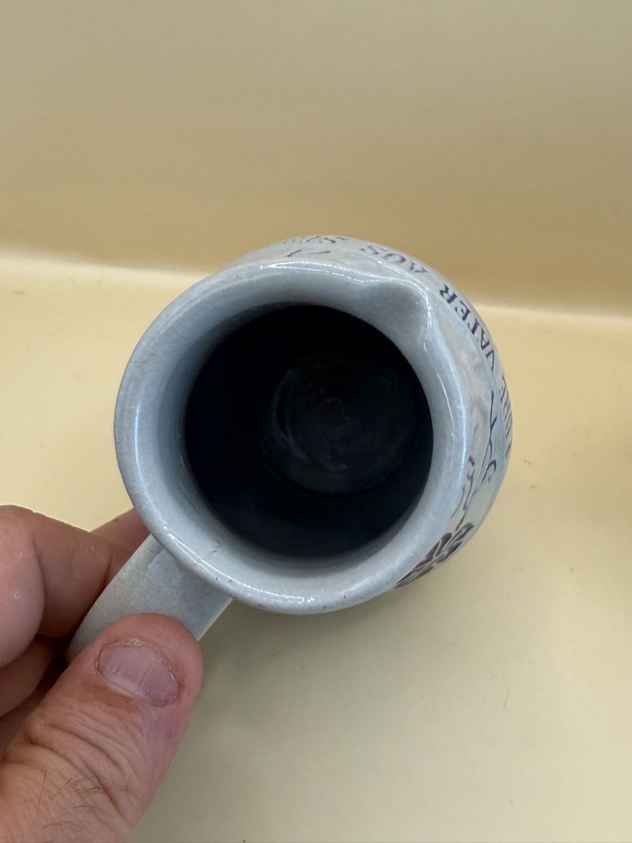 Caraffe: 2 pichets grès bleu décor vigne vintage Allemagne – Usato da Genève venduto da sho_67qj 5