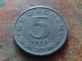AUTRICHE  5  Groschen  1973