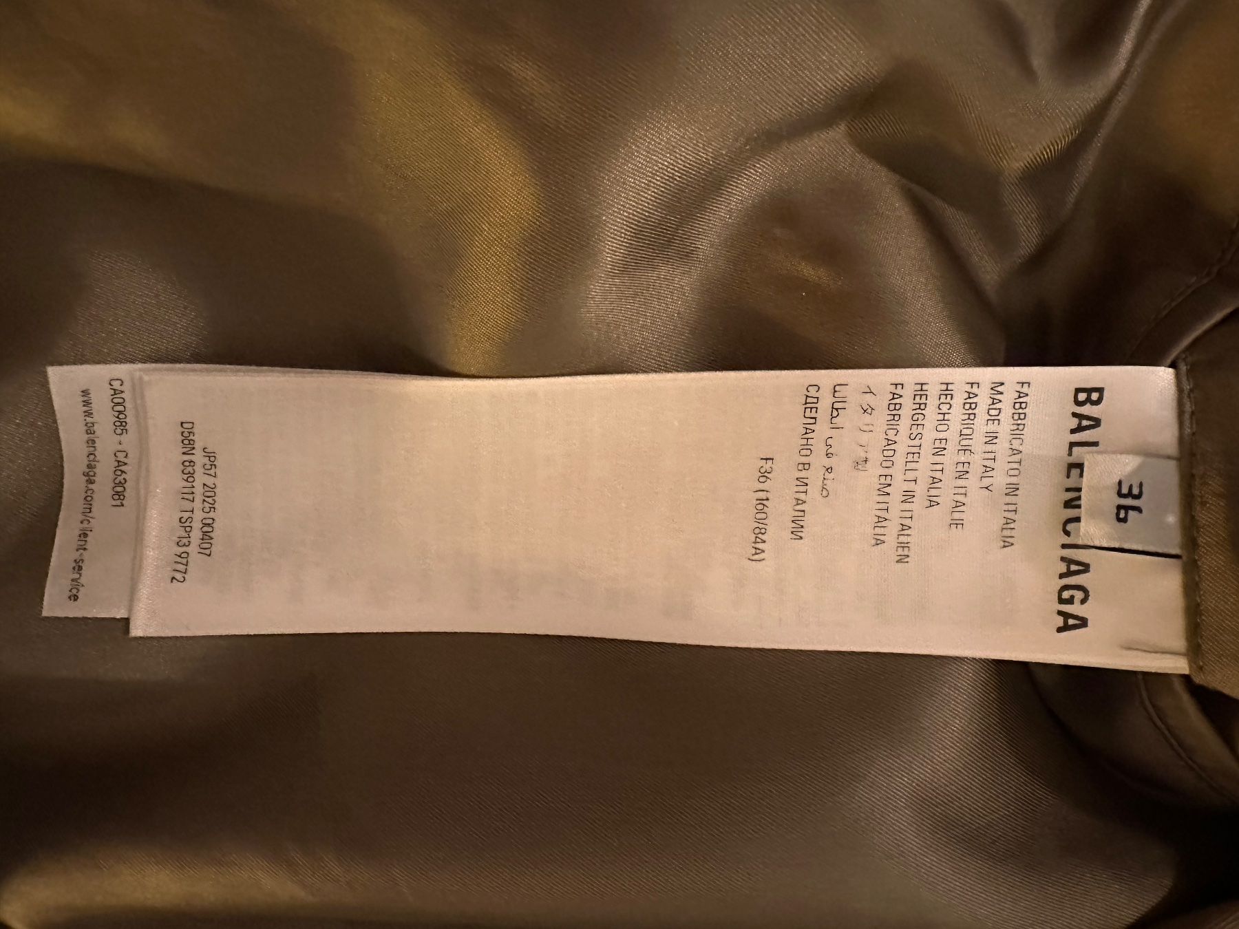 Balenciaga Cappotti: BALENCIAGA | Trench Coat – Nuovo (secondo la descrizione) da Rorbas venduto da ComfySofa 6