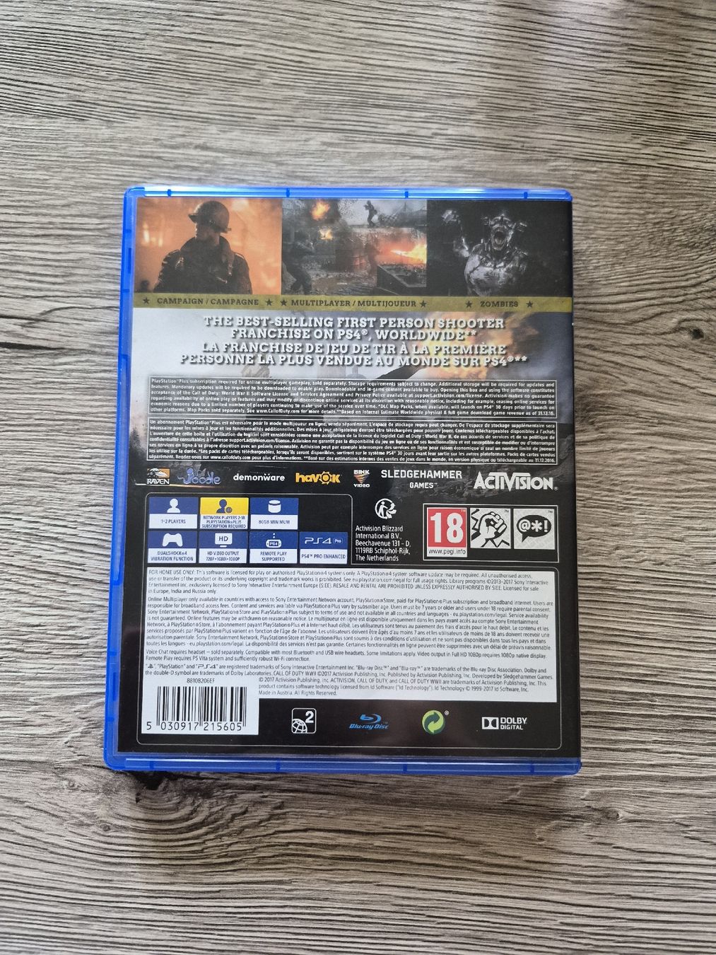 Sony Giochi: Call of Duty WWII PS4 – Usato da St-Aubin-Sauges venduto da val_xz9c 1