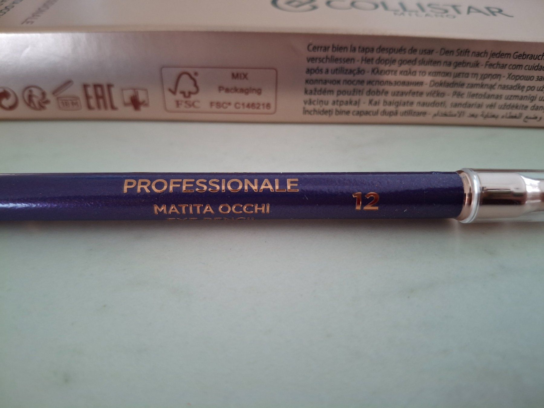 Make-up: Collistar Milano, wasserfester Stift, Viola Metallo. Neu – Nuovo e nell'imballaggio originale da Bellikon venduto da MellonCollieMitTwint 3