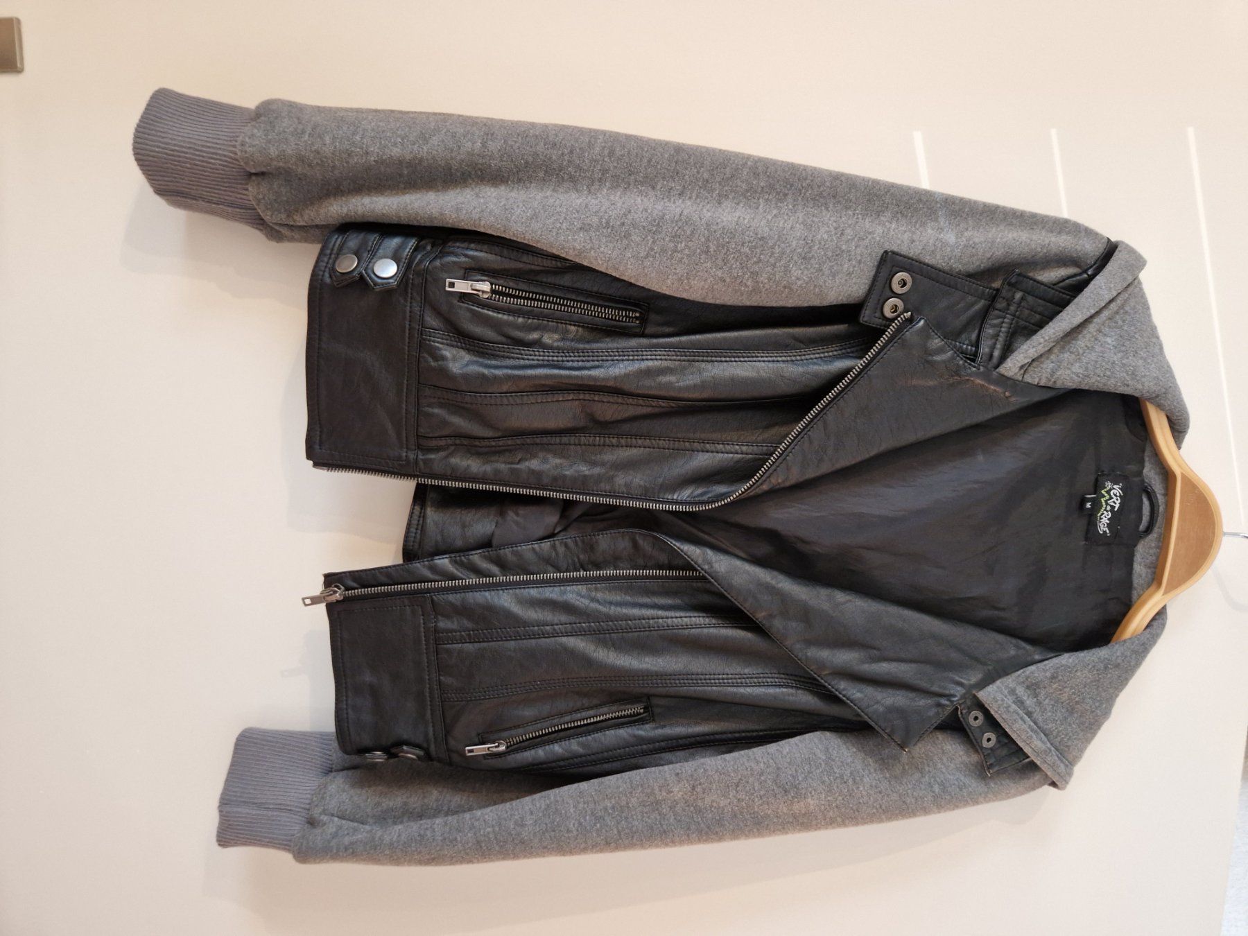 Jacken: Leder/stoffjacke inkl Kaputze – Gebraucht aus Ebikon von kov_9vqb 5