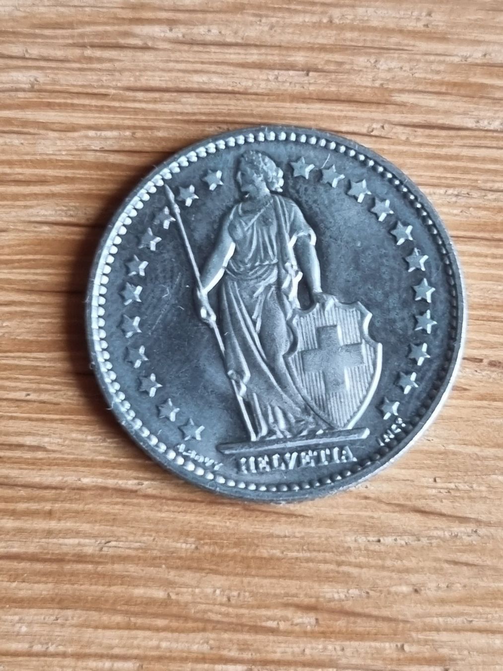 Tutti le monete: 1 Franken 1981 unz. - hoher Kat.! – Usato da Mels venduto da Goldenfalcon 1