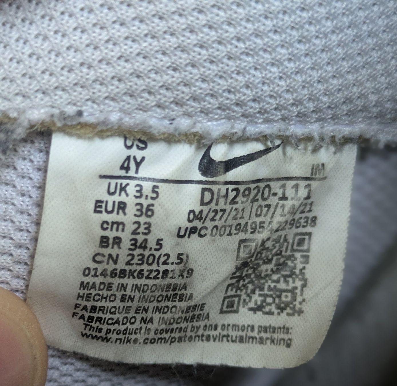 Nike Scarpe da uomo: Weisse Nike Air, Grösse 36 – Usato da Dornach venduto da mkh_8yst 3