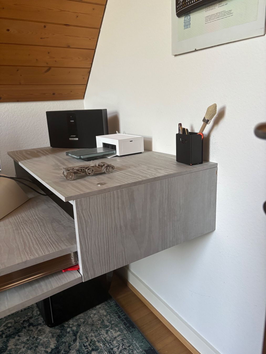Tables: "ALICE" CONVERTIBLE WALL CONSOLE & EXTENDABLE DESK – D'occasion à Riehen par chr_kt5p 2