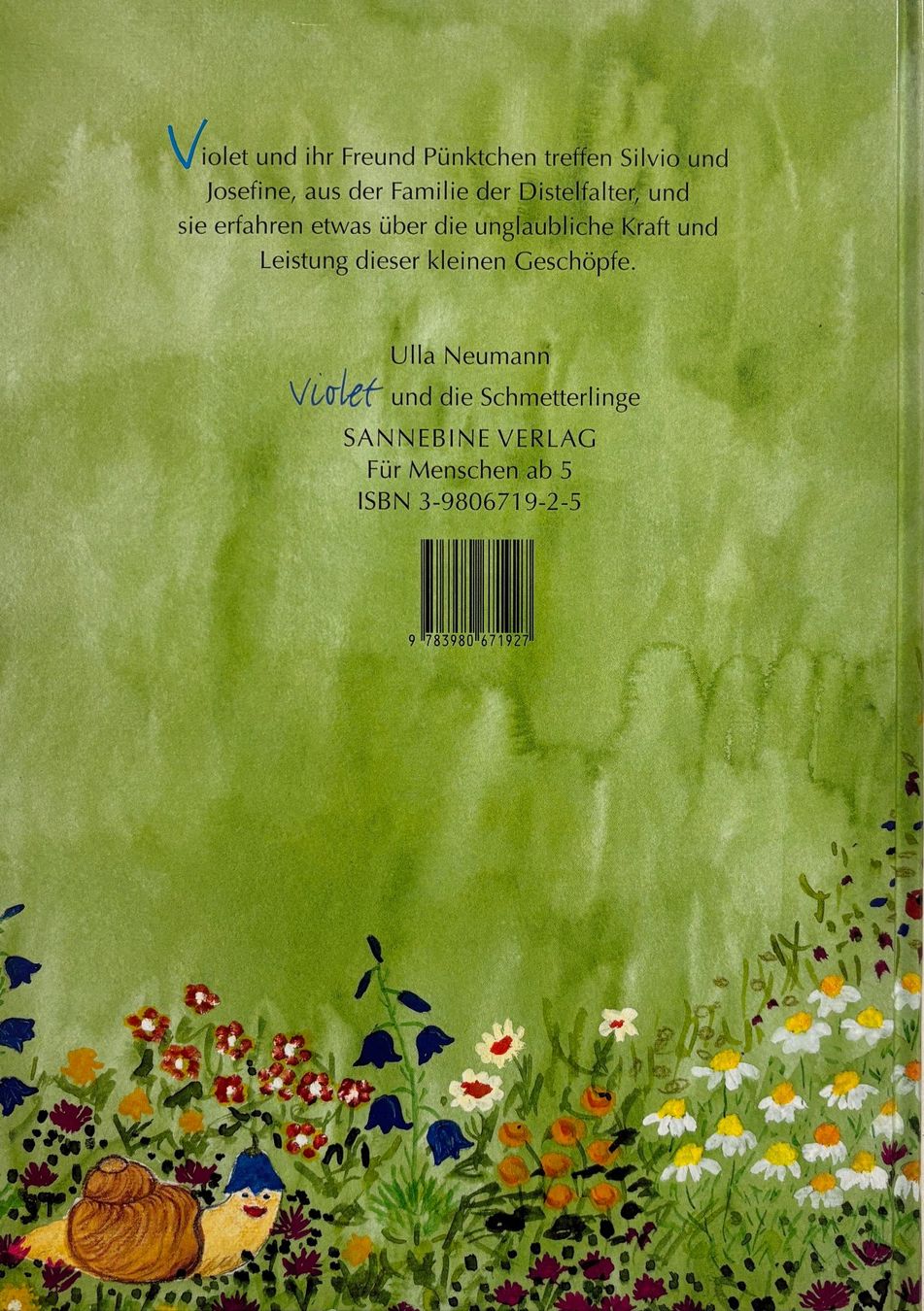 Libri: Neumann Ulla, Violet und die Schmetterlinge – Nuovo (secondo la descrizione) da Sarnen venduto da Livres 1