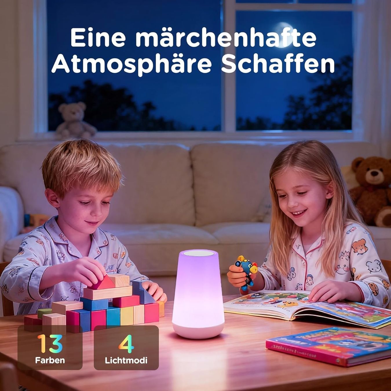 Lampen: 2x LED Nachtlicht Touch dimmbar mit Akku – Neu und originalverpackt aus Nuglar von SmartLiving24 2