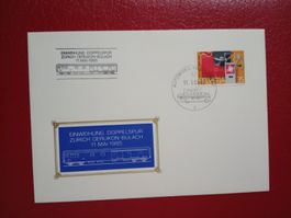 Sonderbrief Einweihung Doppelspur Zh-Oerlikon-Bülach 1985