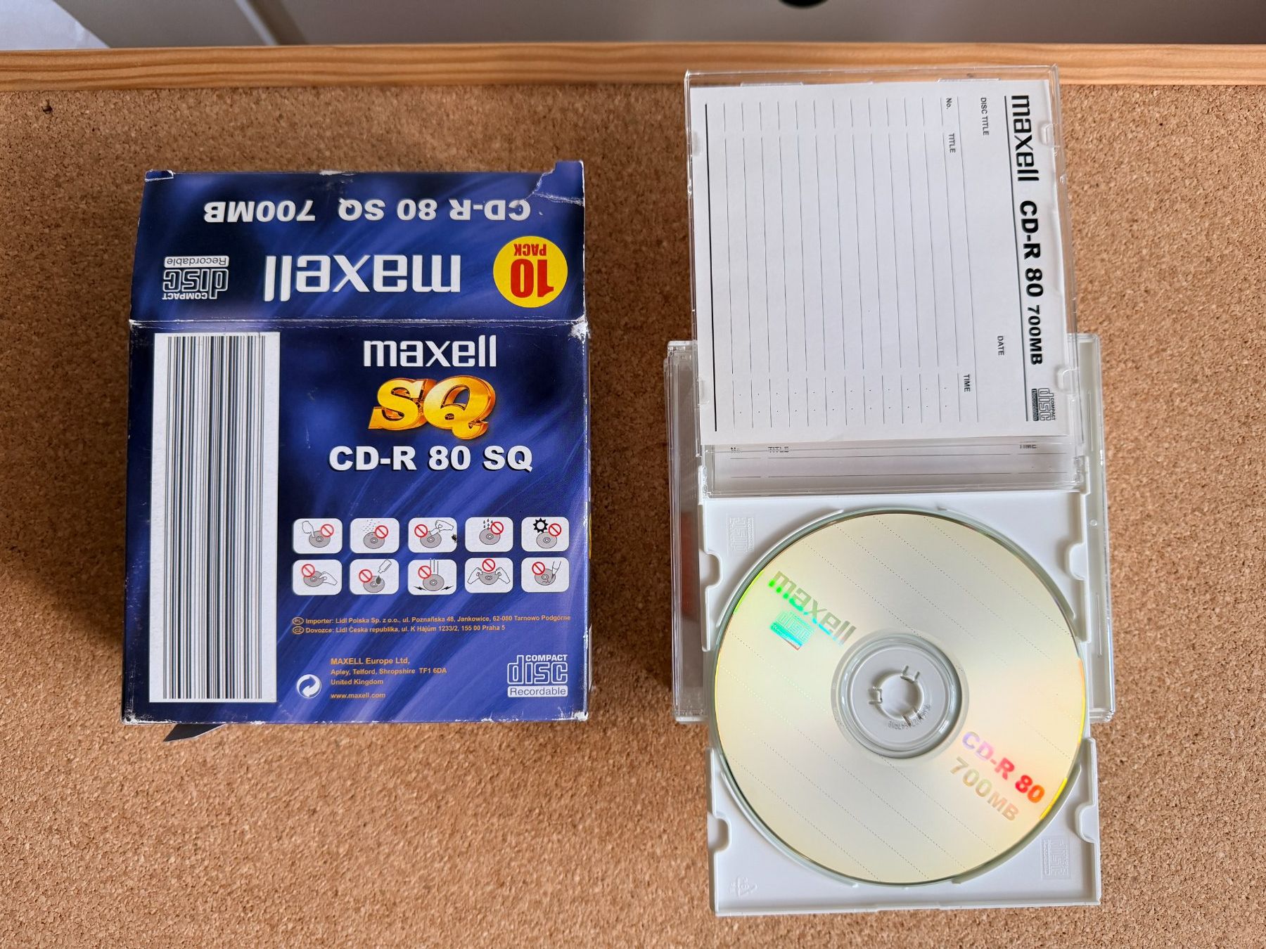 CD & DVD vergini: Maxell: CD-R 700 MB – Usato da Binningen venduto da samorga21 1
