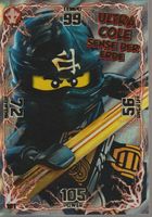 TCG NINJAGO TRADING CARD SERIE 1 FOIL # 181 ULTRA COLE SENSE