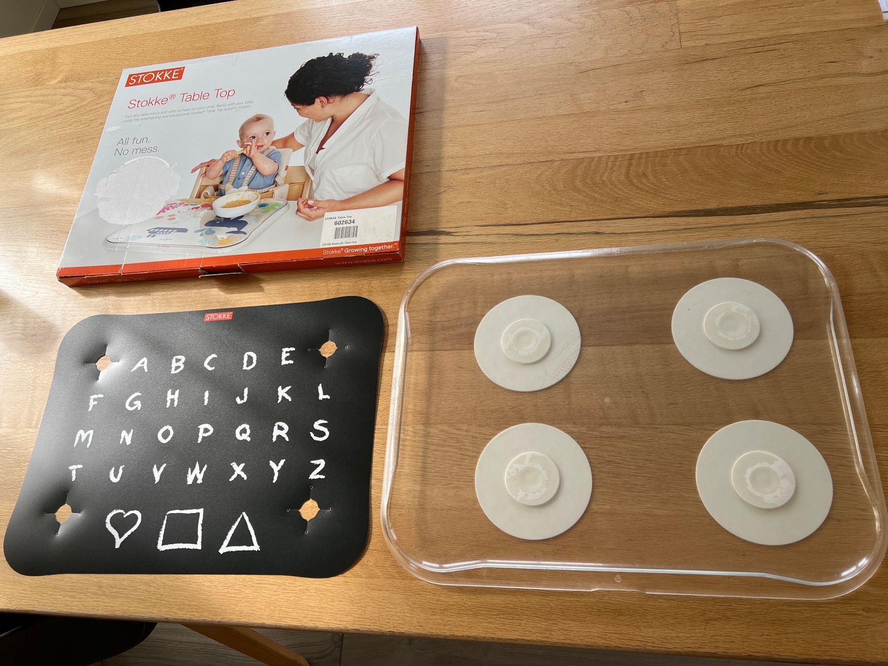 Set di tavolo e panche: Stokke Table Top – Usato da Winkel venduto da Naomie14