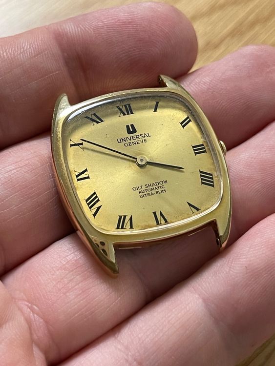 UNIVERSAL GENÈVE GILT SHADOW AUTOMATIC ULTRA SLIM Kaufen auf Ricardo