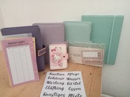 4x Fillofax - Budget planner, carnet A5 avec fiches budget