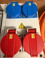 Starker Stromverteiler 63A mit CEE & Schuko Steckdosen!