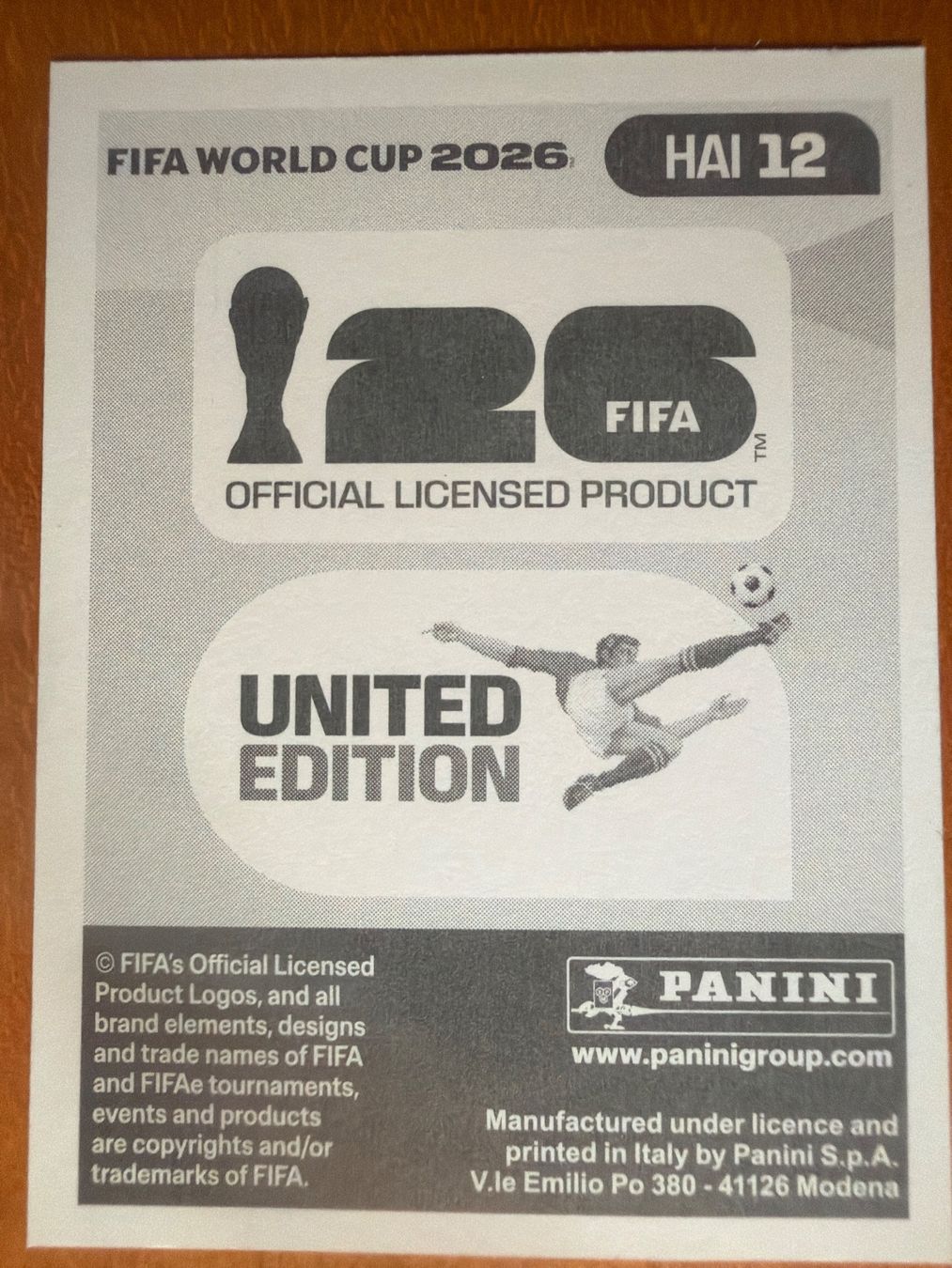 Panini Sammelbilder & Trading cards: Panini HAI12 – Neu (gemäss Beschreibung) aus Susten von Rechnun 1