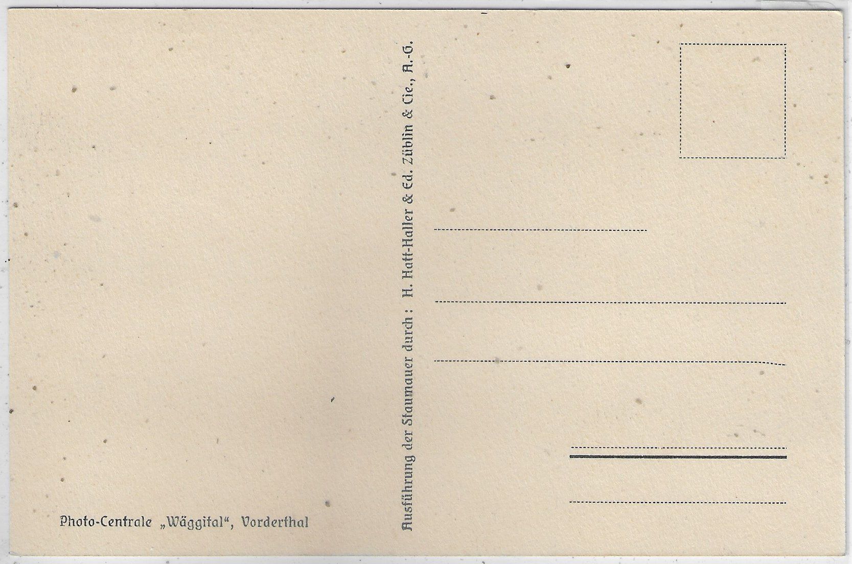 Cartoline postali: Der Stausee im Wäggital – Usato da Ettingen venduto da Kartenplanet 1
