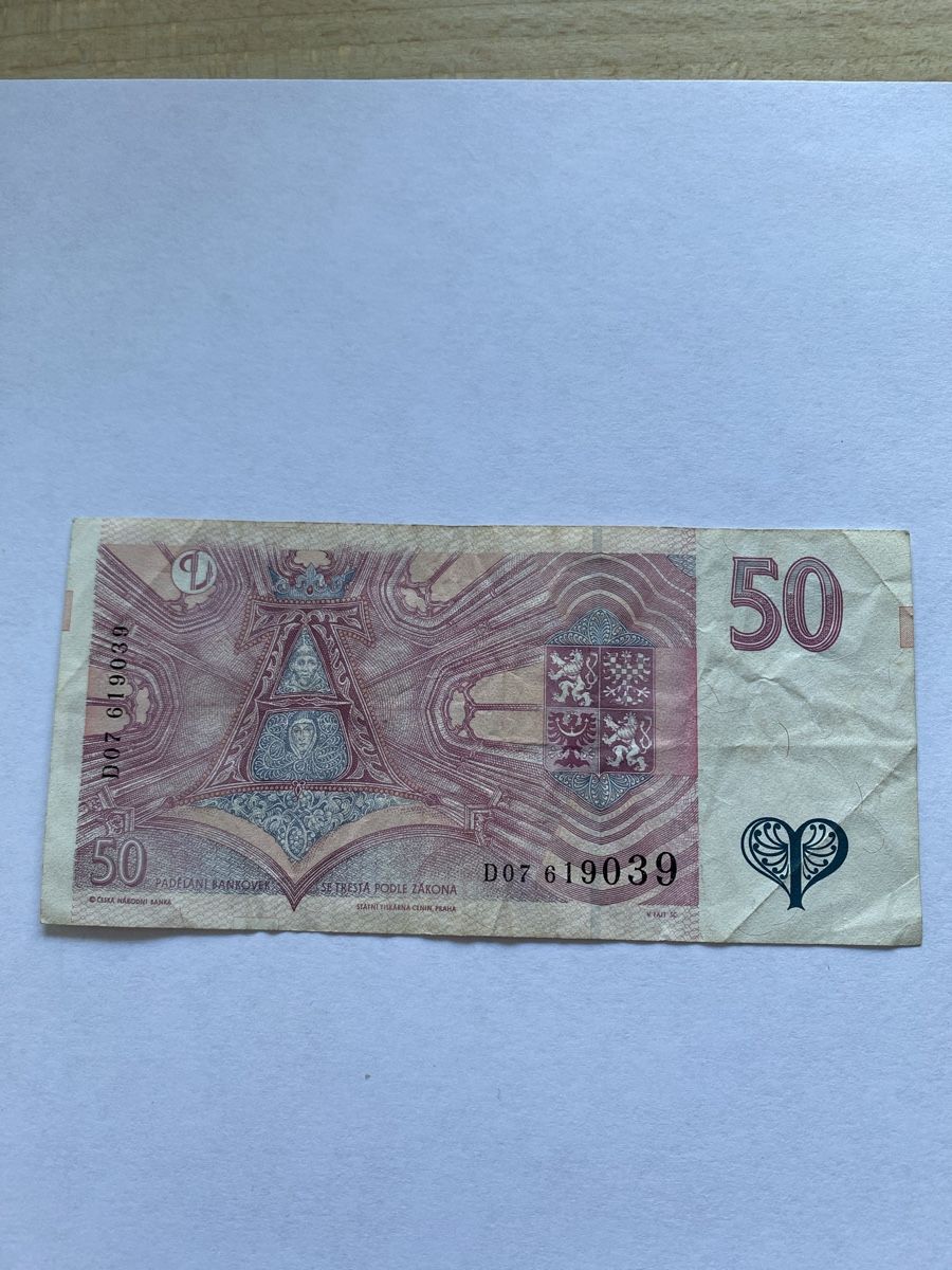 Banconote: Tschechien 50 Padesat Korun 1997 – Usato da Buttwil venduto da Oni-78 1