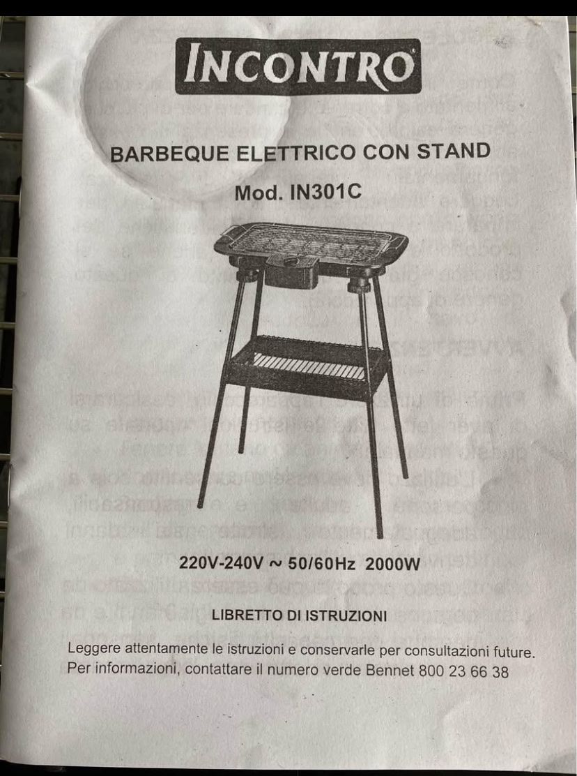 Griglie: Elekrogrill mit Gestell – Usato da Ebersecken venduto da weissdochouned 2