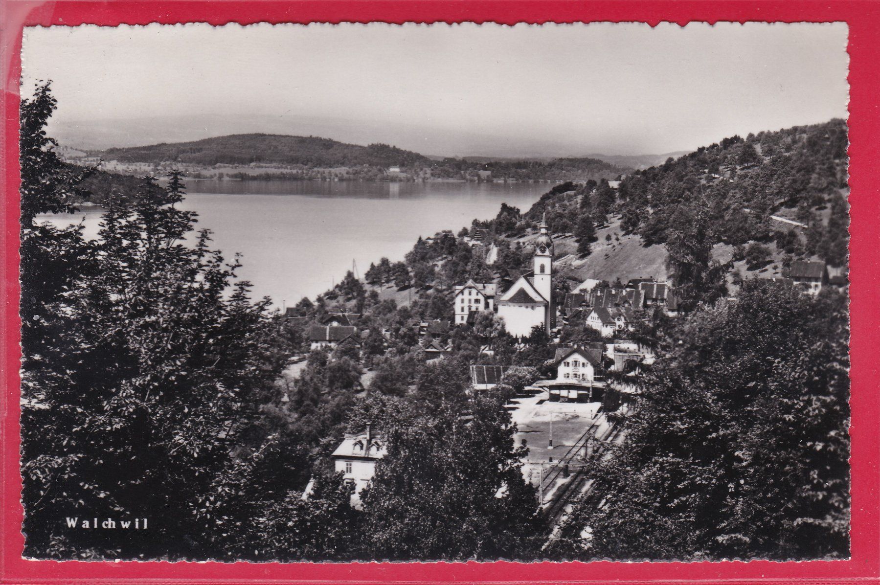 Cartoline postali: WALCHWIL, 18.7.1950 – Usato da Oberrieden venduto da Gebirgsstelze