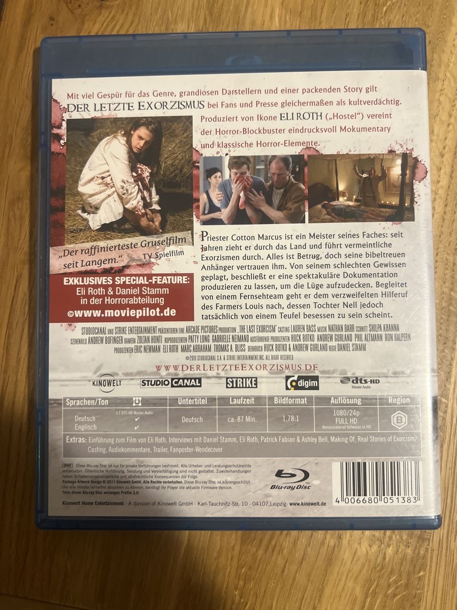 Tutti i DVDs: Der letzte Exorzismus – Usato da Steffisburg venduto da balboa_76 1