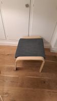 IKEA Hocker Fussschemel Birke, dunkelgrau, 67.5x52x39cm