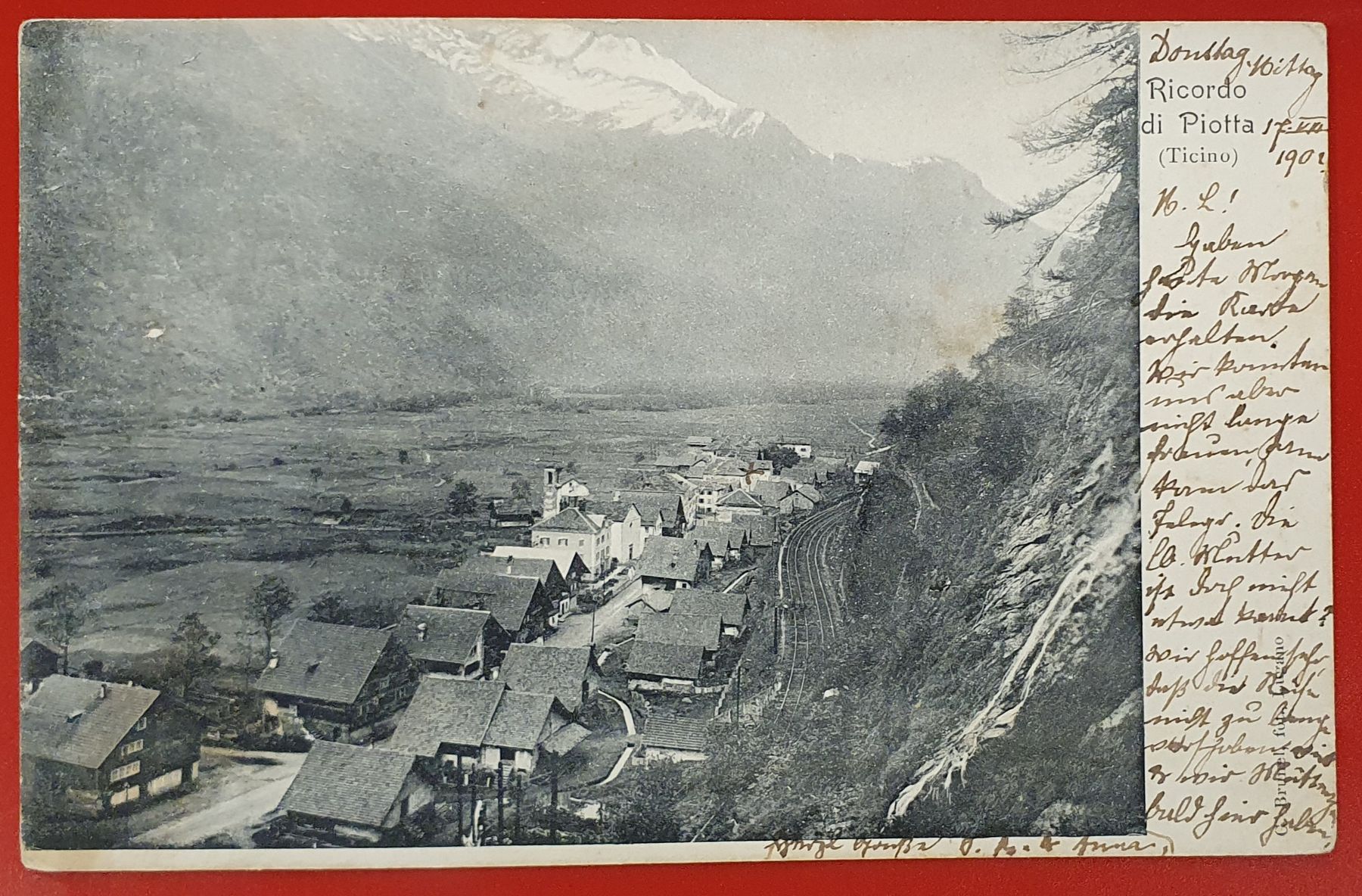 Ansichtskarten: Piotta 1902 – Gebraucht aus Kreuzlingen von Rschweiz1