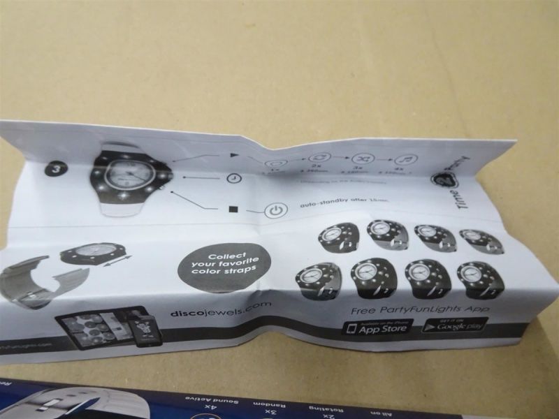 Uhren: neue Disco Uhr mit Beleuchtung – Neu und originalverpackt aus Necker von liq24 5