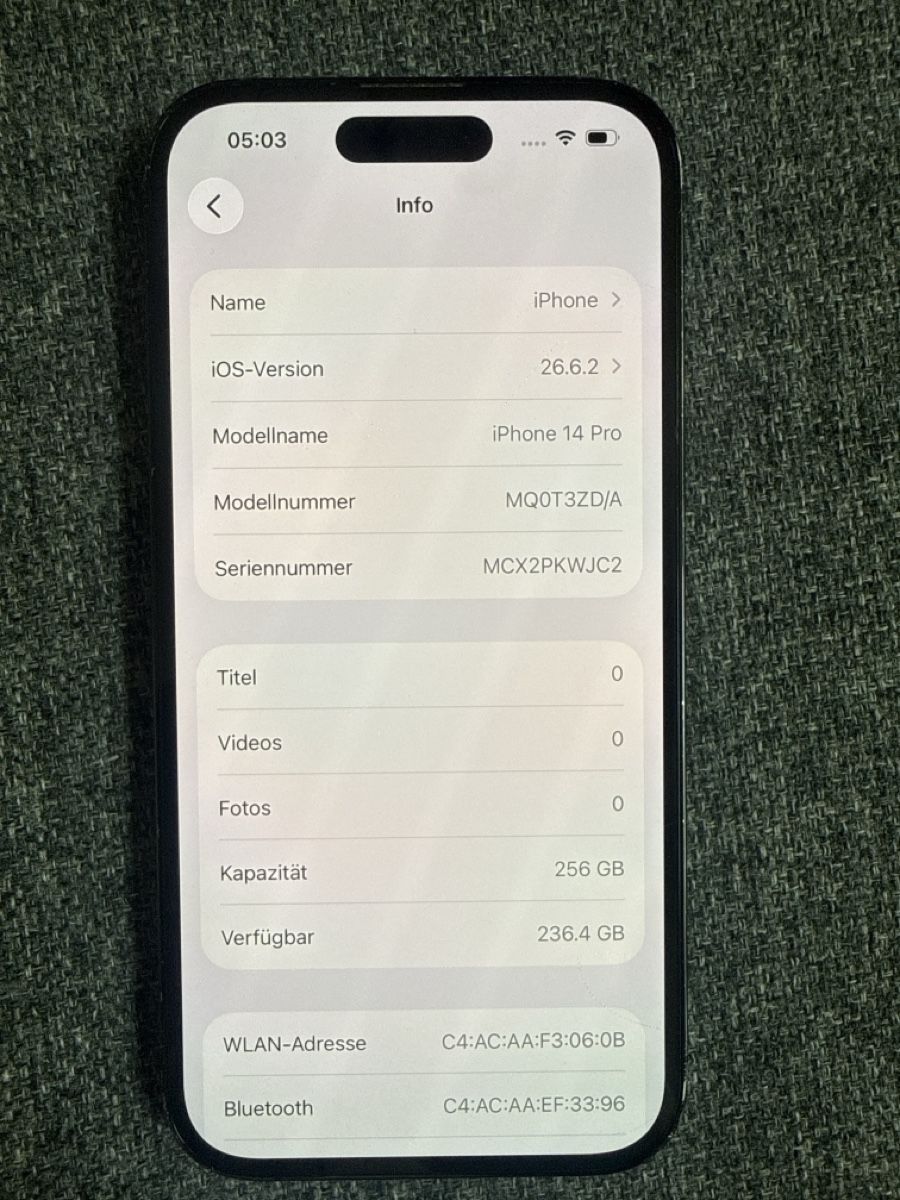 Apple Telefoni cellulari / Smartphones: Apple iPhone 14 Pro 256 GB grau – Usato da Zürich venduto da rog_z8nn 3