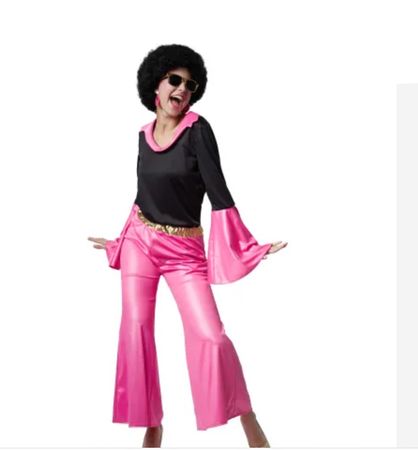 Frauenkostüm Disco Sternchen Grösse L