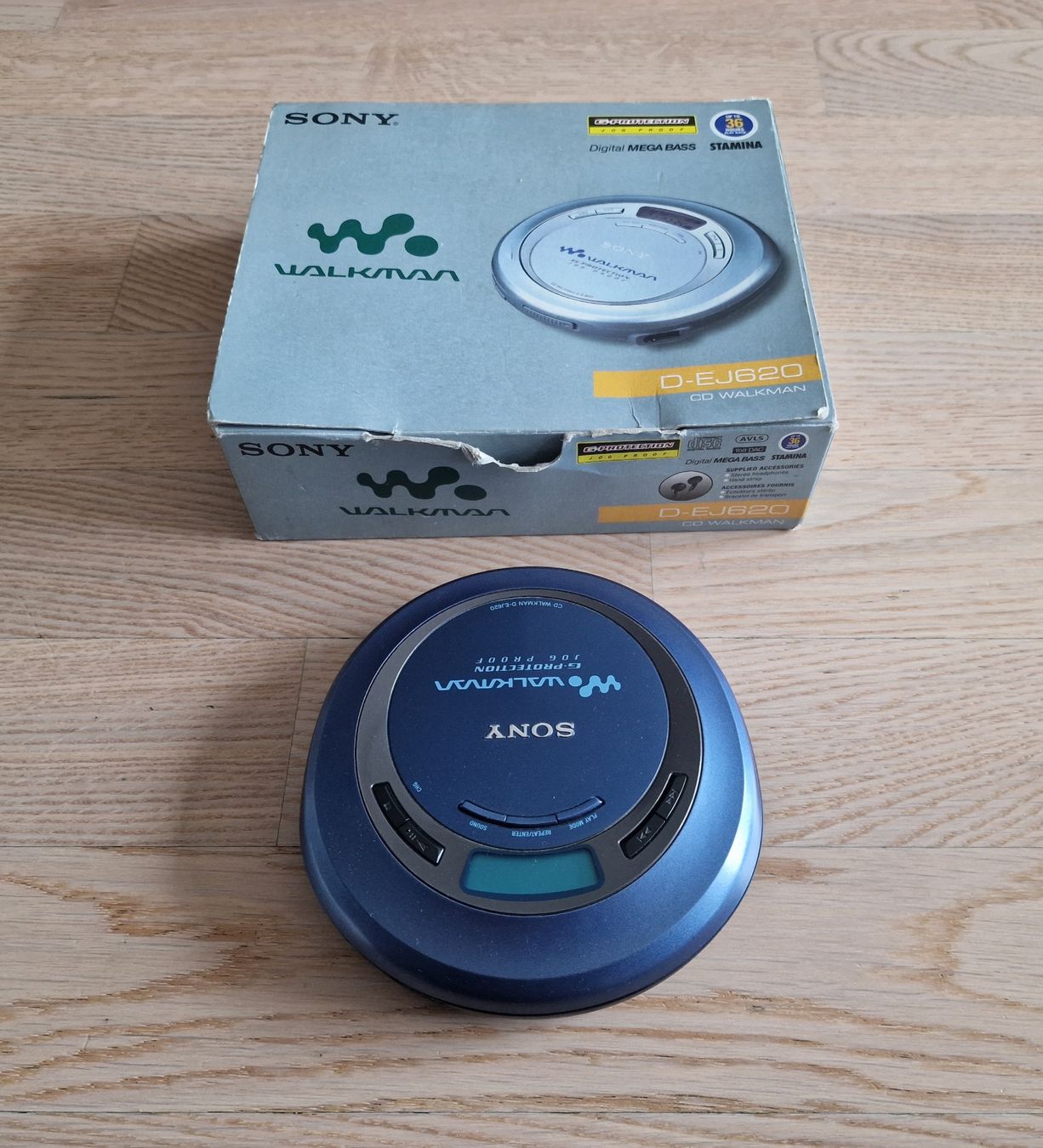 Tragbarer Mediaplayer: Sony D-EJ620 CD Walkman Discman Stereo Retro CD Player OVP – Gebraucht aus Birsfelden von Dealgoenner24 3