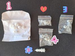 Embouts en silicone pour écouteurs earpods assortiments