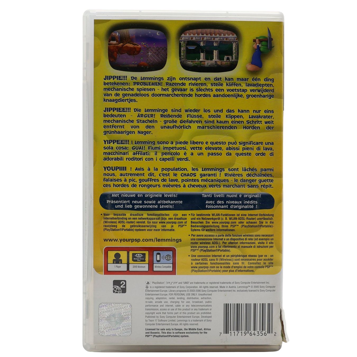 Spiele: Lemmings - PSP – Gebraucht aus Paudex von dindeboy 1