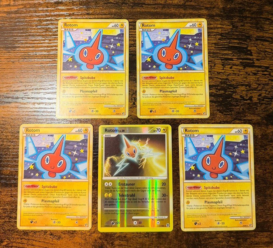 Pokémon Carte collezionabili: Rotom Rare Reverse Holo 7 & Rare 20 – Usato da Zürich venduto da PEACECOCOON