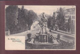 ST. GALLEN - Broderbrunnen - 1906