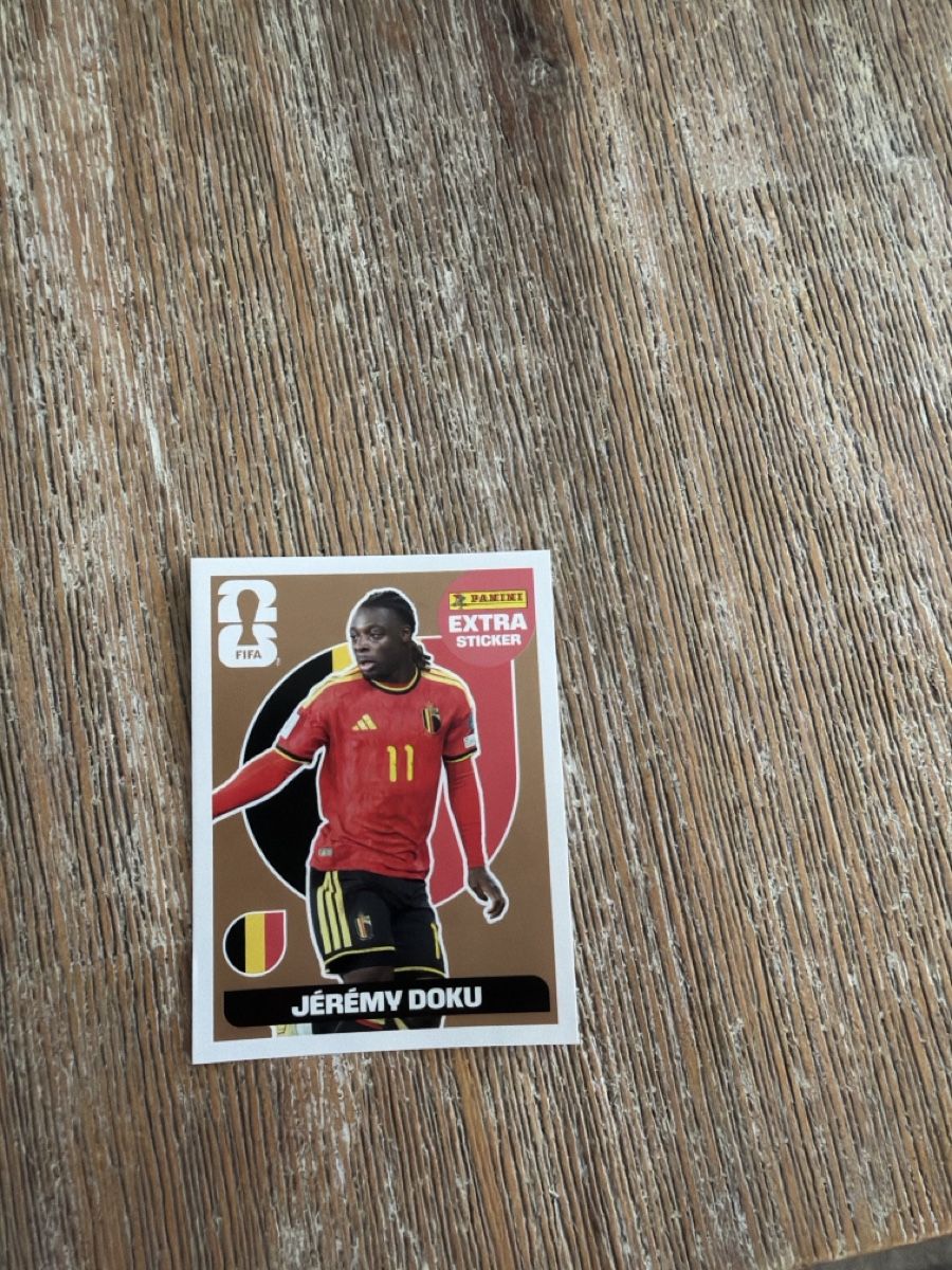 Panini Carte collezionabili: Jéremy Doku Extra Sticker WM 2026 – Nuovo (secondo la descrizione) da Aeschi b. Spiez venduto da Spatzumuus1